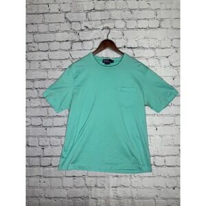 Polo Ralph Lauren Men's Aqua Green‎ Pocket T Shirt Size L